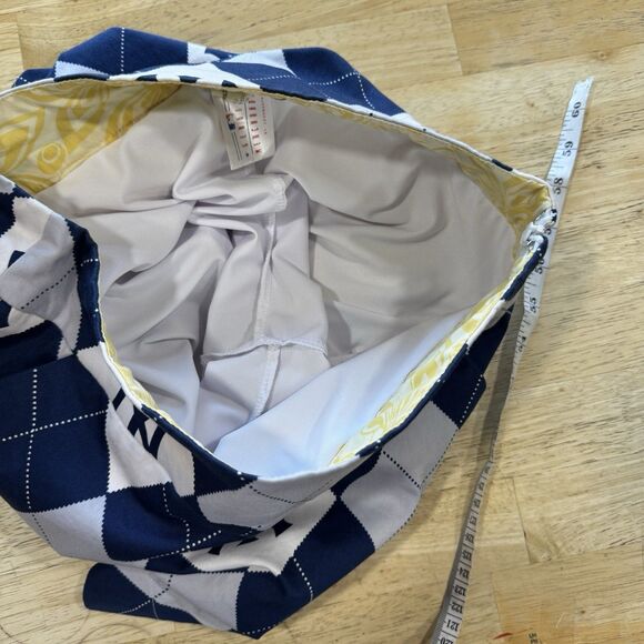 Loudmouth Mini Golf Skort Size 0 Blue Argyle New York Yankees MLB Spandex Pocket - Picture 4 of 13